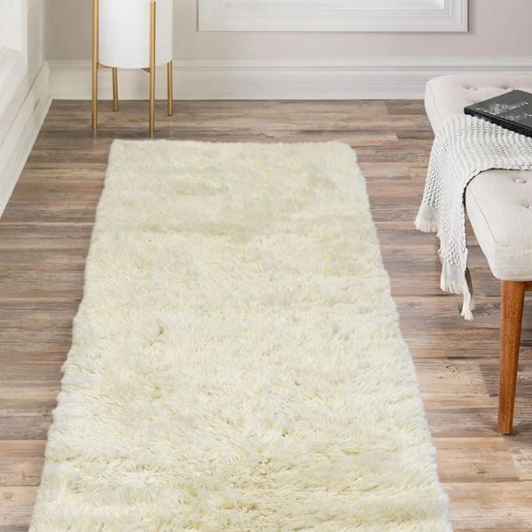 Soft Washable Runner - Ivory